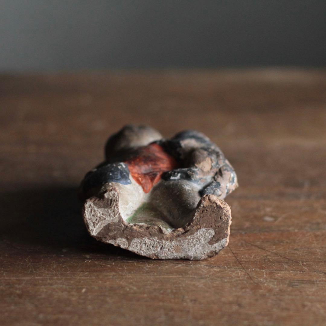 古い 土人形 金太郎 民芸 郷土人形 古道具 オブジェ アンティーク