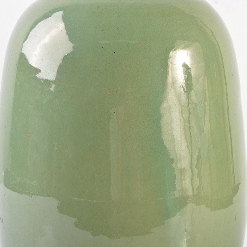 富山県　小杉焼　青磁　徳利　花瓶　壷　V　R6250B