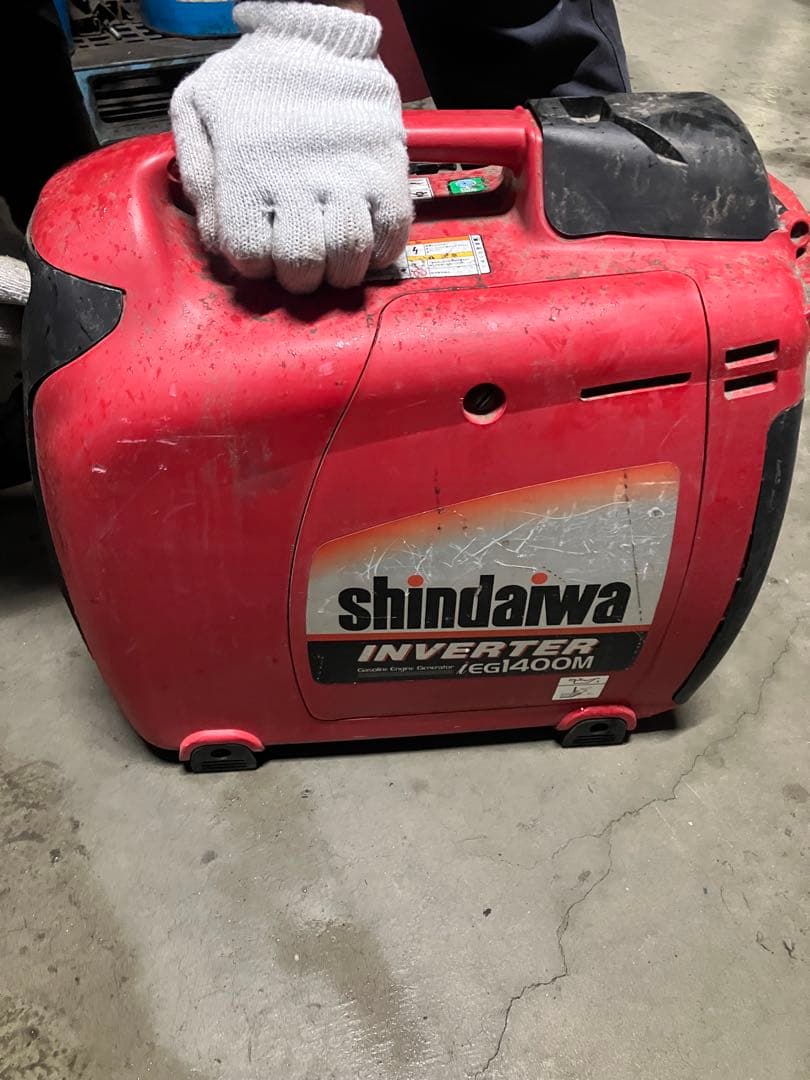 shindaiwa　インバーター発電機　iEG1400M-R 送料込み