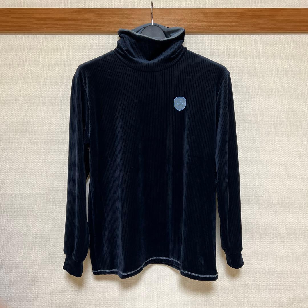 ミラショーンスポーツ　ゴルフ　メンズ　ハイネック　長袖　XL（LL） 紺