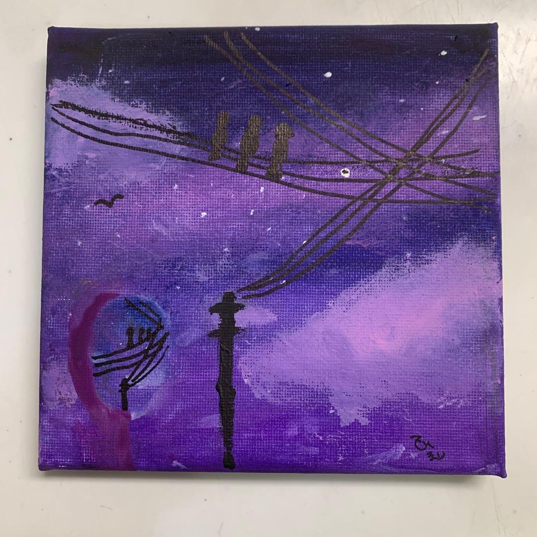 絵画　夜空　ひまり