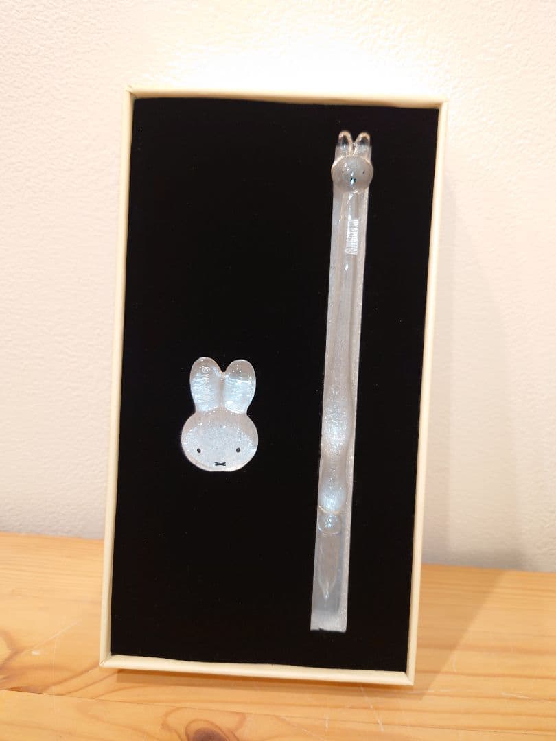 ★ミッフィー ガラスペン ペンレスト ボックスセット ★郵便局限定