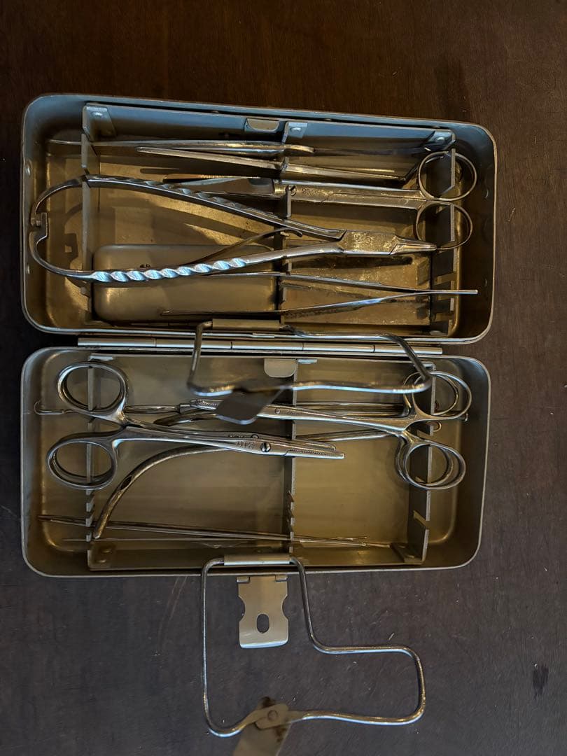 レ*ド様 ④ 旧日本軍 携帯外科器 野戦手術器 軍医 手術セット ミリタリー