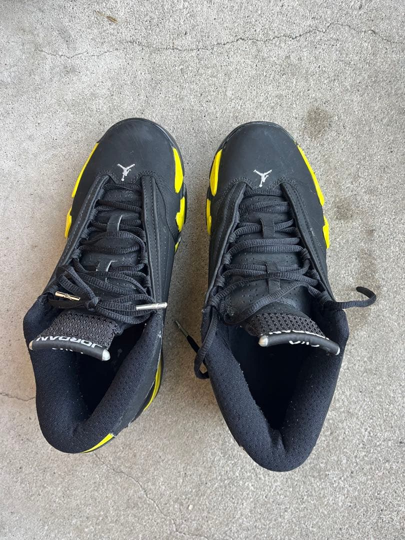 レアNIKE AIR JORDAN 14 RETRO THUNDER