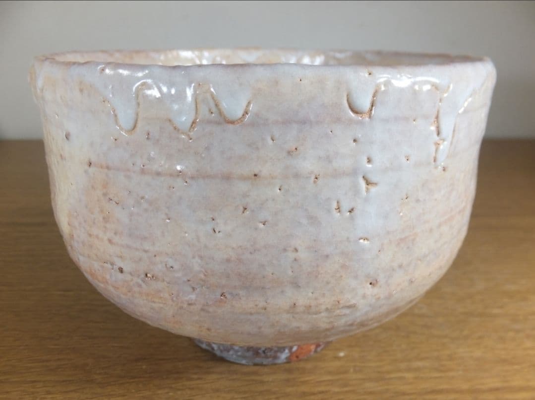 真作保証 大和保男 自作 萩焼 県指定無形文化財 コレクター放出品 山口県