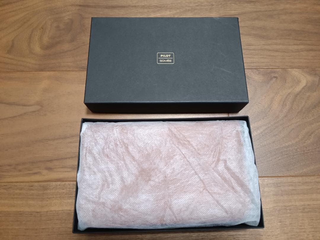 パイロット　ソメス　ペンシース　ペンケース３本差　ブラウン 廃番