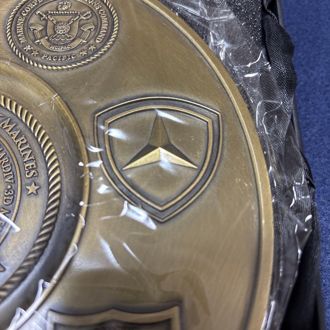 米海兵隊 生誕250周年記念プレート 沖縄製 マリンコボール