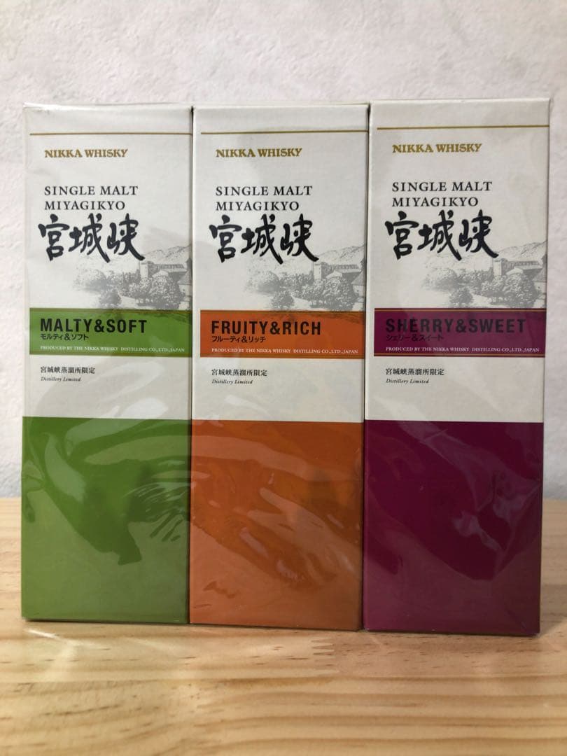 ニッカ 蒸溜所限定 宮城峡 180ml 3本セット
