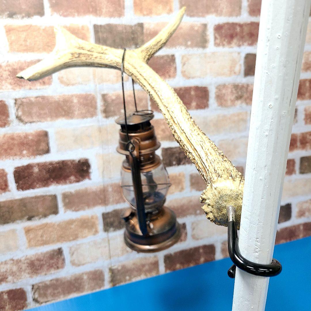 No590【20ミリ～25ミリ用】鹿の角、ランタンハンガー【無骨】