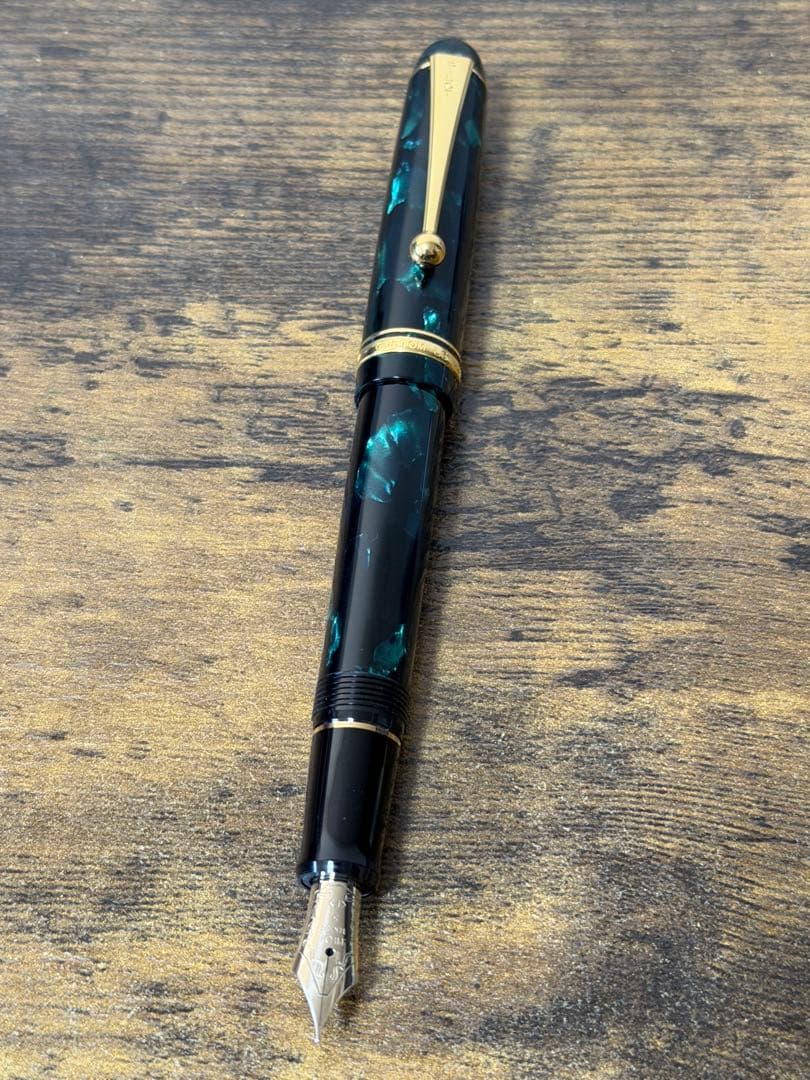 試筆のみ　1995年製　カスタム　レガンス　パイロット　万年筆　14金　細字