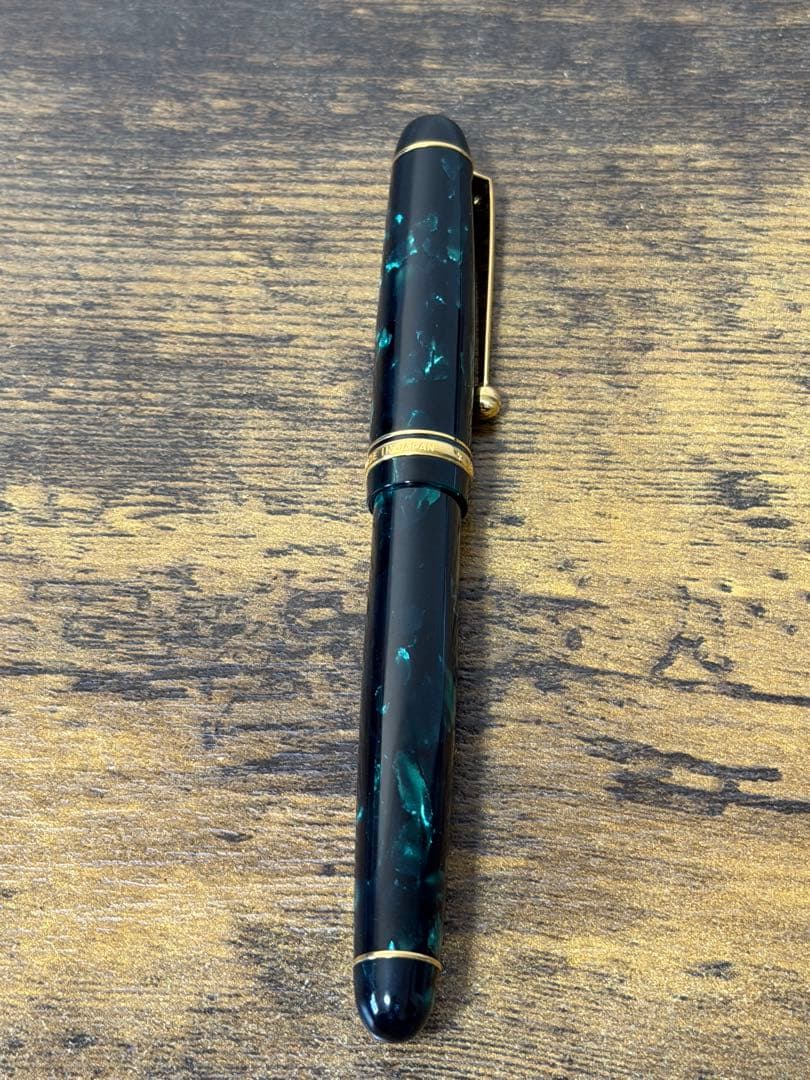 試筆のみ　1995年製　カスタム　レガンス　パイロット　万年筆　14金　細字