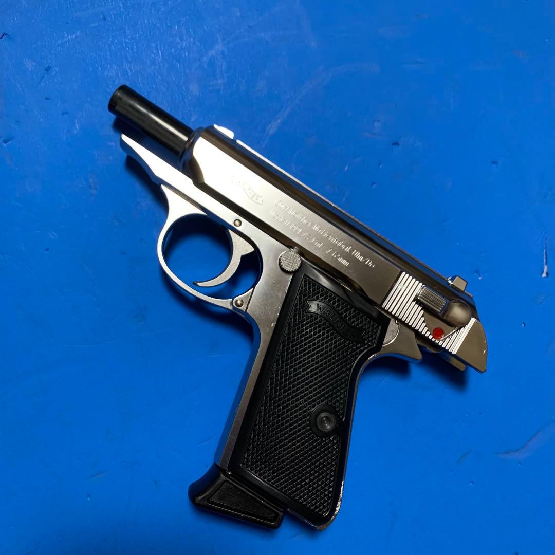 ⭕️★マルシン ワルサーPPK/S シルバー ABS樹脂製 未発火モデルガン