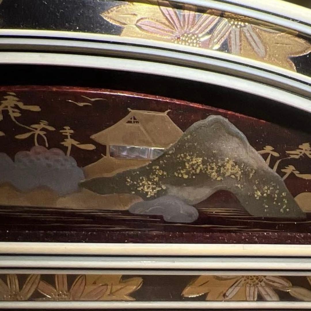 在銘　金蒔絵　綾杉　琴　ケース付　全長約183㎝　東な7-1207☆2F