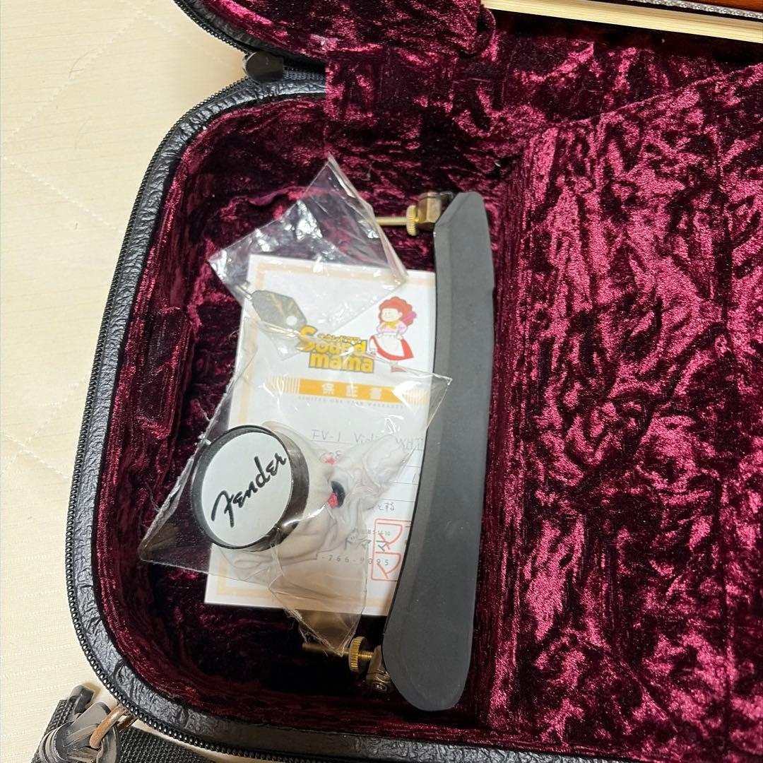 Fender FV-1 エレキバイオリン ホワイト