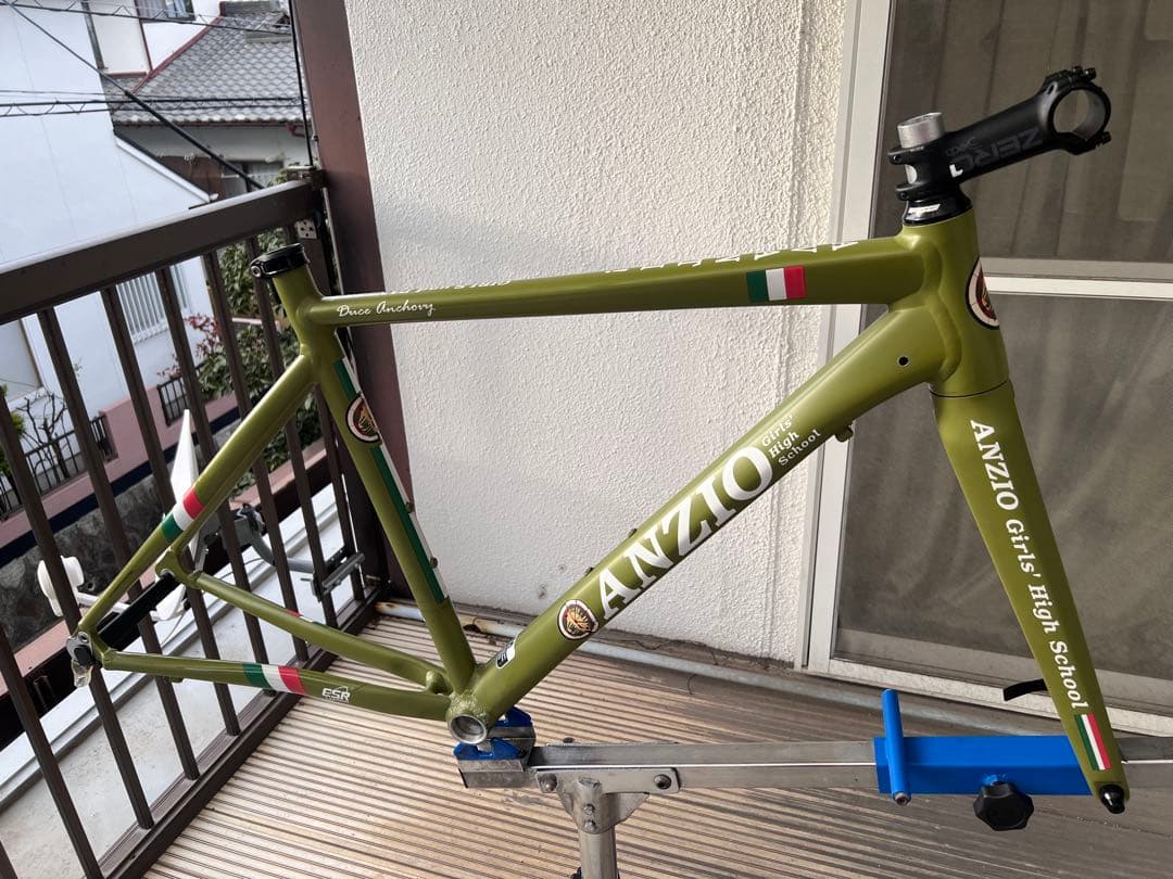 ESR製　ガールズ&パンツァーコラボ商品　　アンツィオ　ロードバイクフレーム