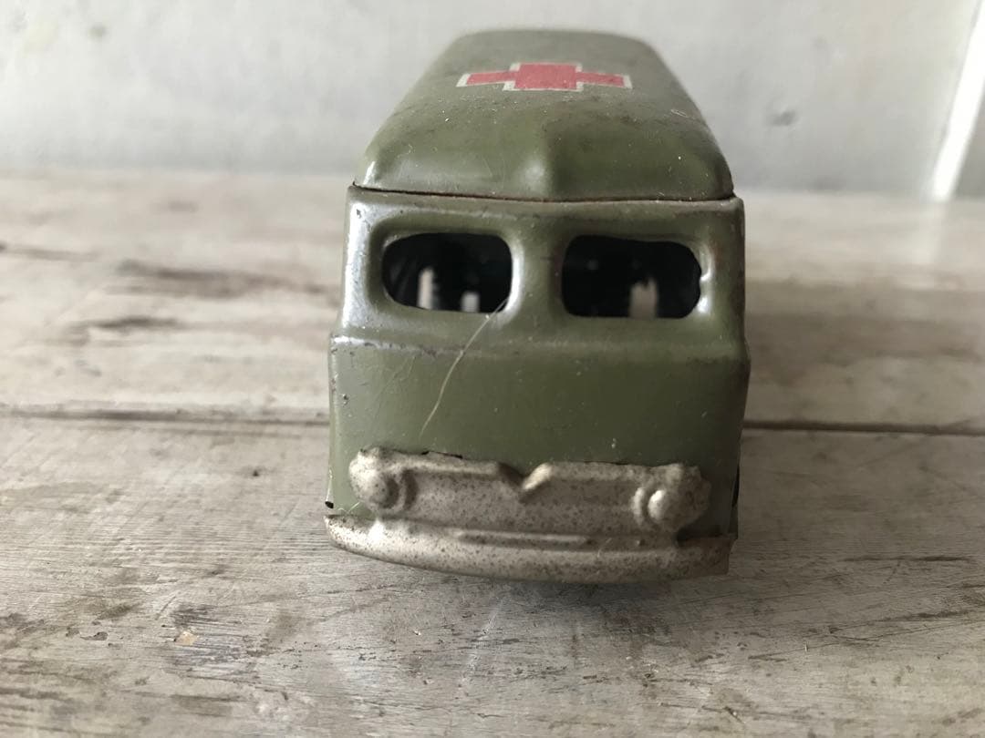 MadeinJapan ブリキ ミリタリーアンビュランス戦後昭和アンティークトイ