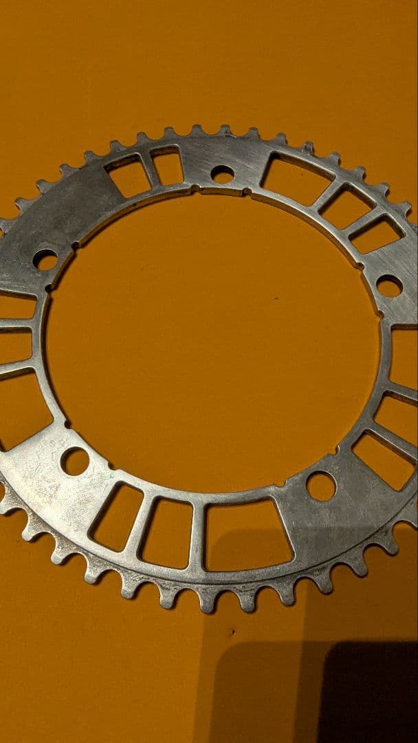 加工品　AARN track chainring 49T 厚歯