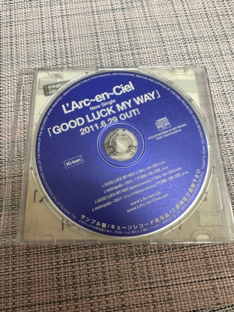 プロモ版 GOOD LUCK MY WAY ラルク L'Arc