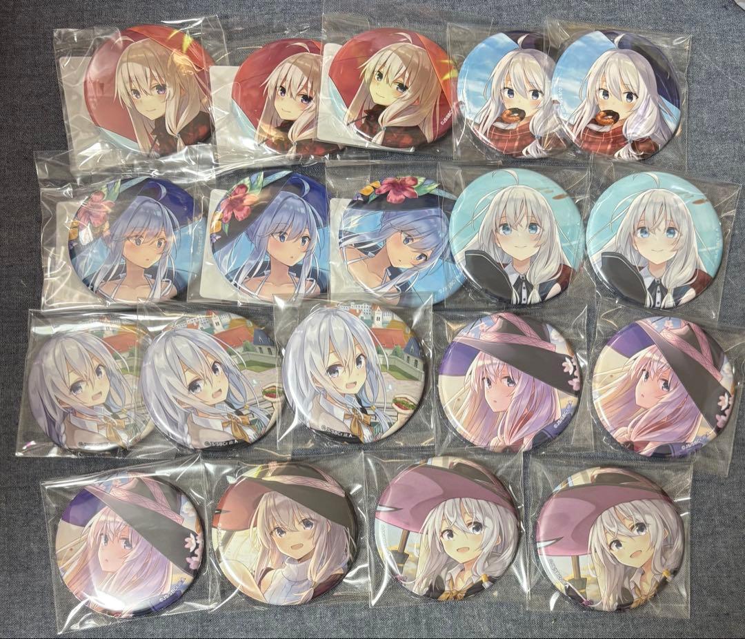 魔女の旅々 イレイナ 缶バッジ まとめ売り DMMスクラッチ 原作絵柄