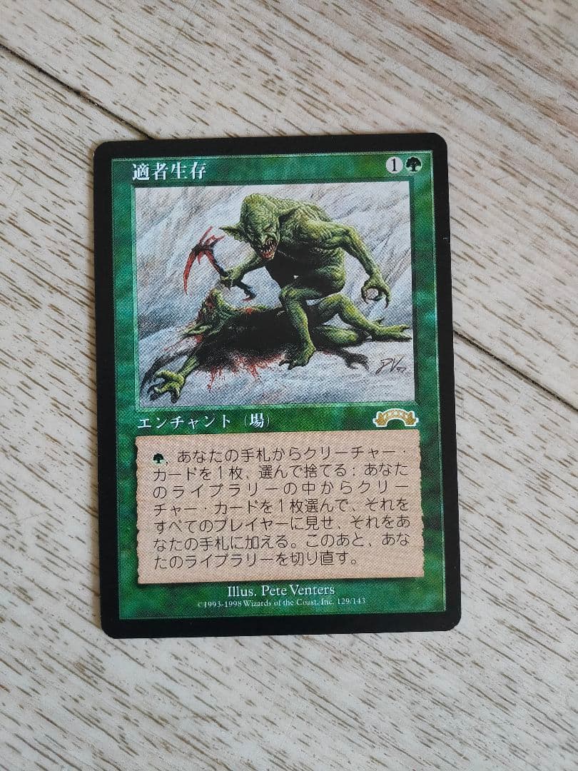 ◆適者生存 日本語1枚