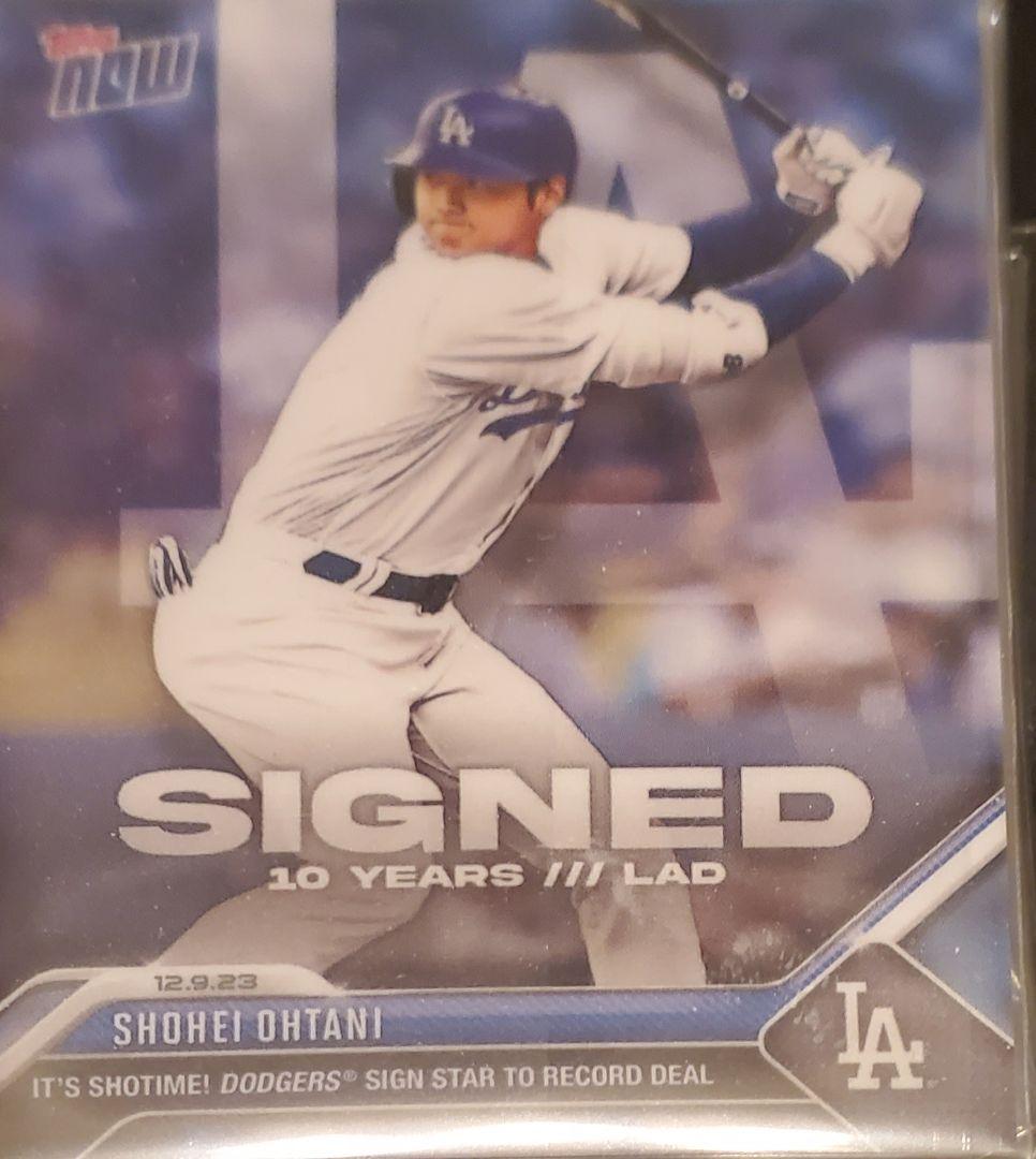 【1st card】大谷翔平 ドジャース入団限定記念カード ロサンゼルストップス