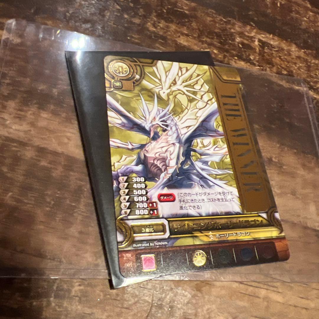 パズドラtcg 大会優勝プロモ　ゼウス　ライトニングホーリードラゴン