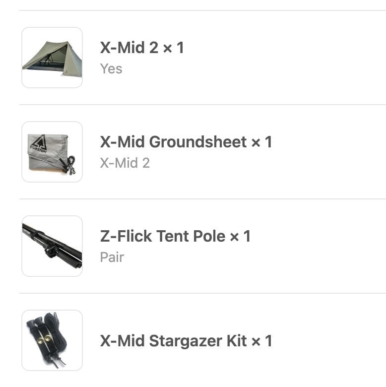 Durston X-MID 2 テント