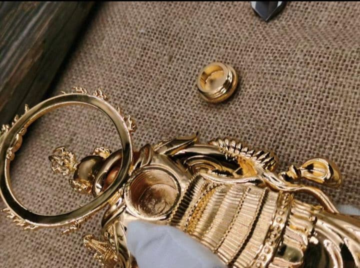 【修縁堂】美術工芸品 毘沙門天 装蔵版 密教法具