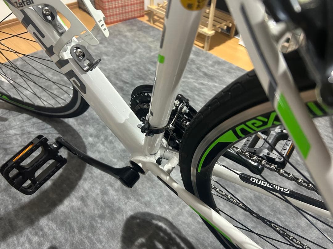 NEXTYLE(ネクスタイル) ロードバイク 自転車 ホワイト 発送も可