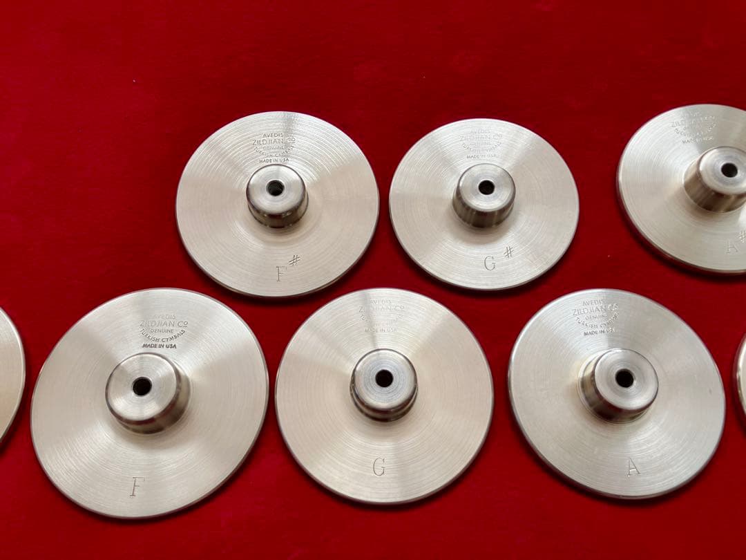 クロテイル ジルジャン ハイオクターブセット 13音 中古 バー無し