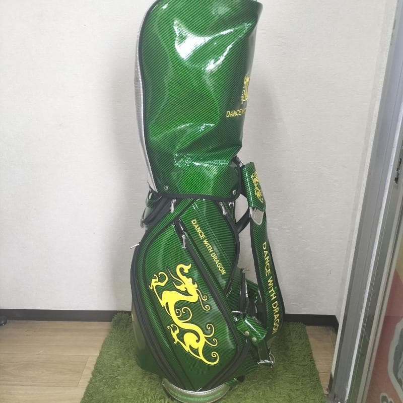 DANCE WITH DRAGON バイアスホロストライプ キャディバッグ