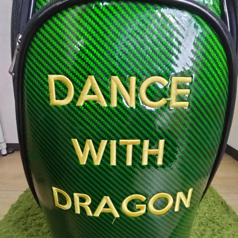 DANCE WITH DRAGON バイアスホロストライプ キャディバッグ