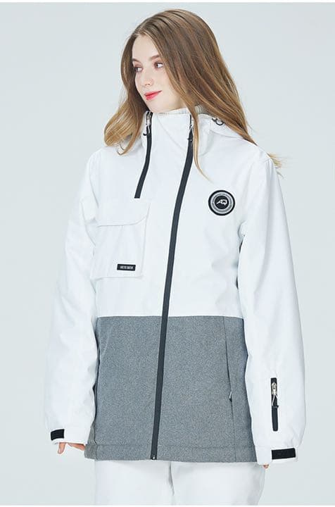 ホワイトグレー　スノボーウエア❤︎ 上下セット