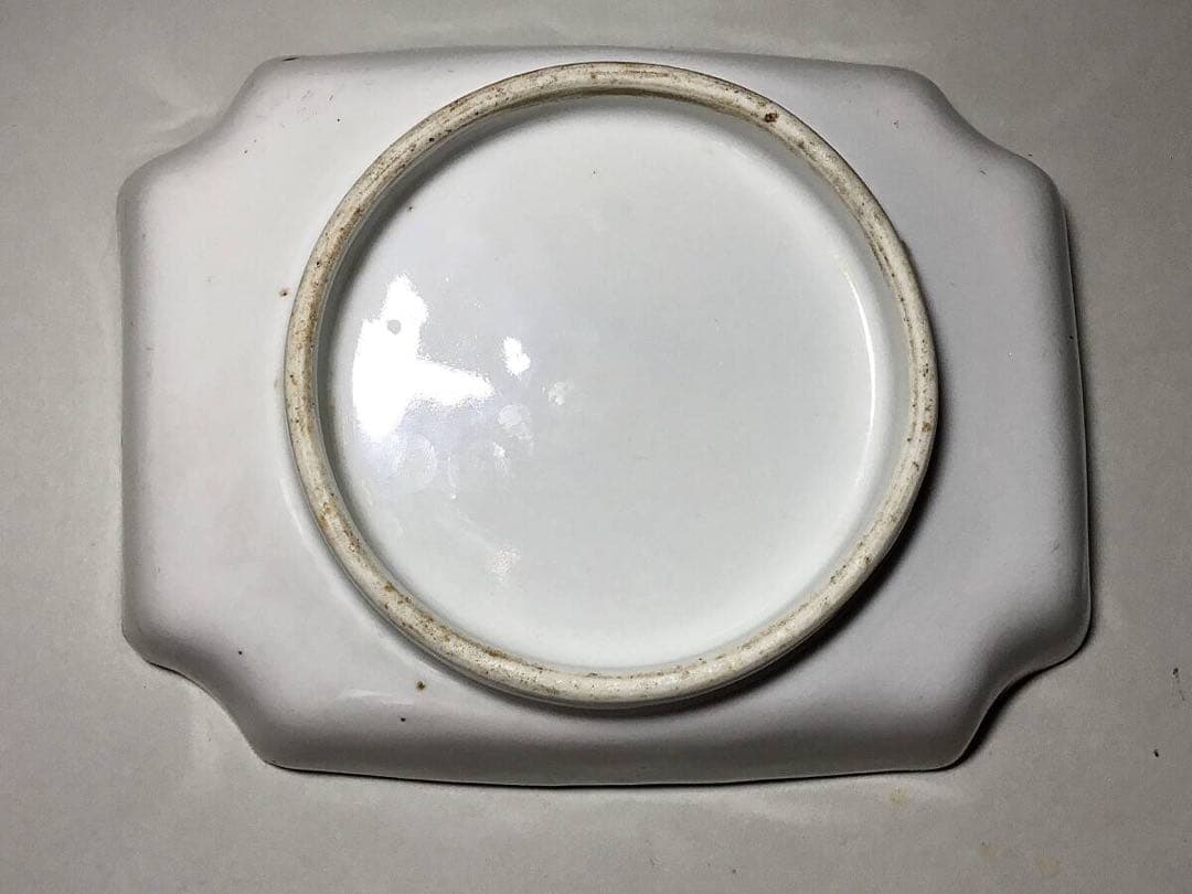 図変わり印判皿●お雛様●アンティーク 古伊万里 雛人形 立ち雛