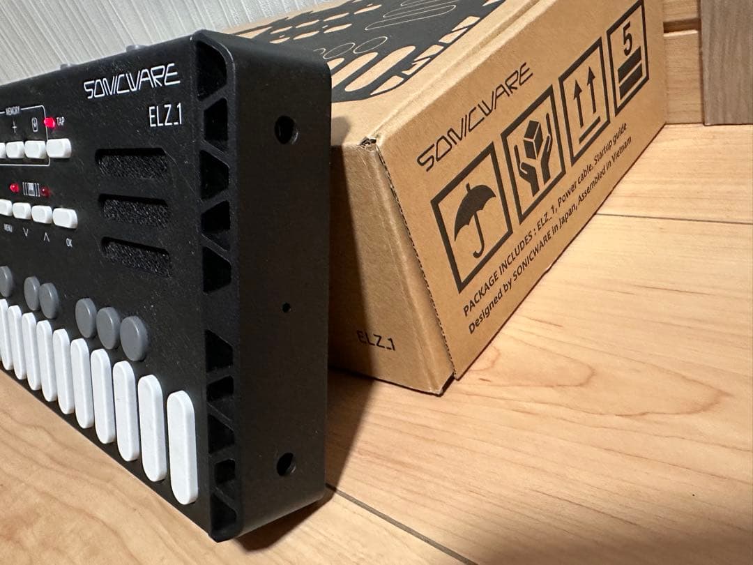 Sonicware ELZ_1 箱付・動作品　ACアダプタ 限定ソフトケース