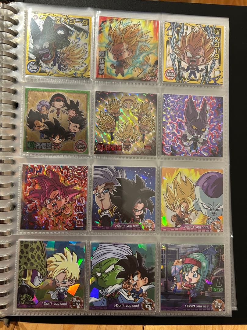 ドラゴンボール　ウエハース超1〜8セット