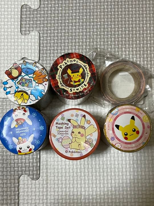 未使用・未開封のポケモンマスキングテープ まとめ売り（※切り売りではありません）