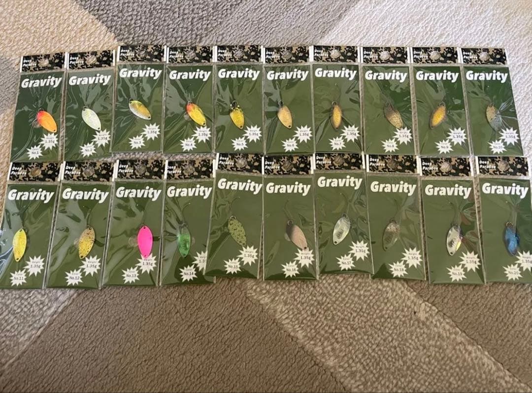 全色セット　ディープパラドックス　グラビティ1.35g