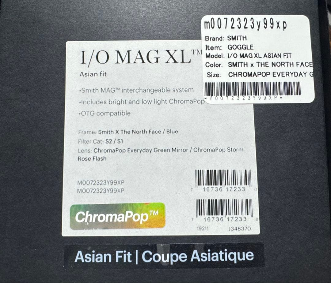 のあのあ‼︎ THE NORTH FACE SMITH ゴーグル