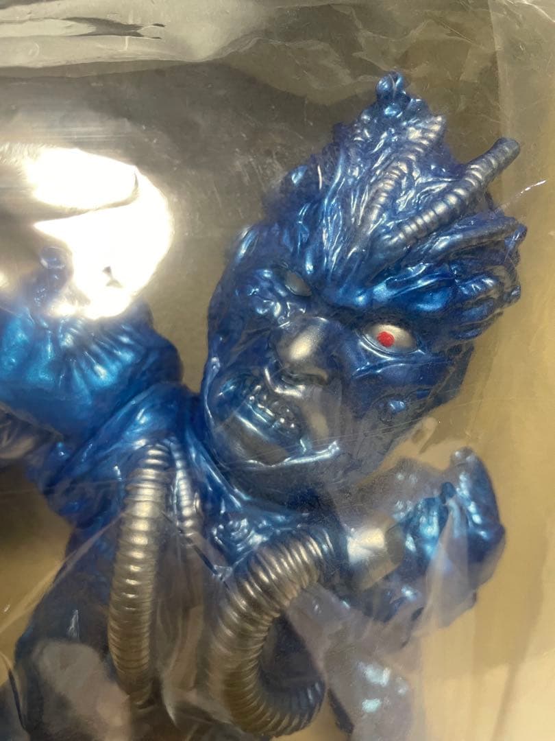 鉄男 ソフビ 留之助商店限定 メタリックブルー