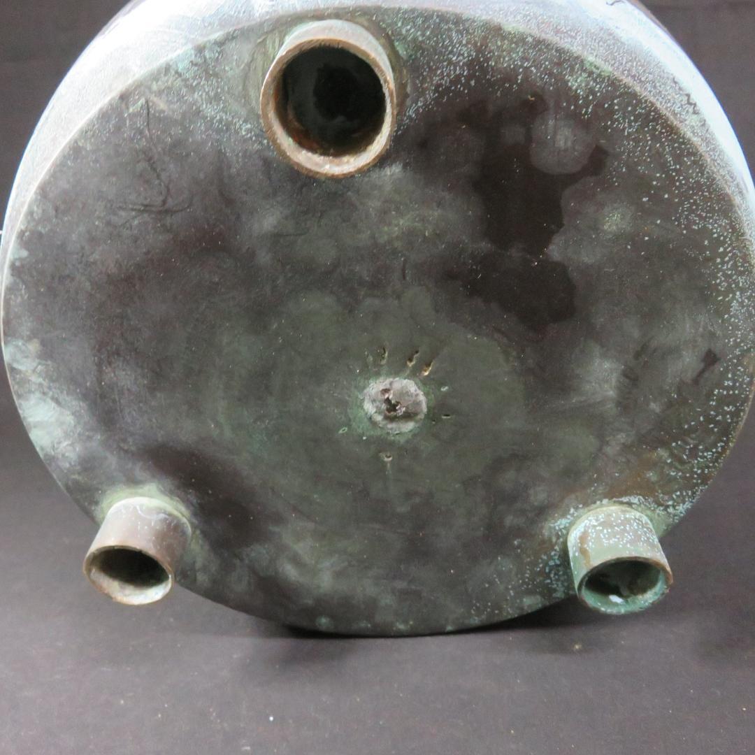 火鉢 金属 汚れ 灰なし 唐金 真鍮 銅 手あぶり