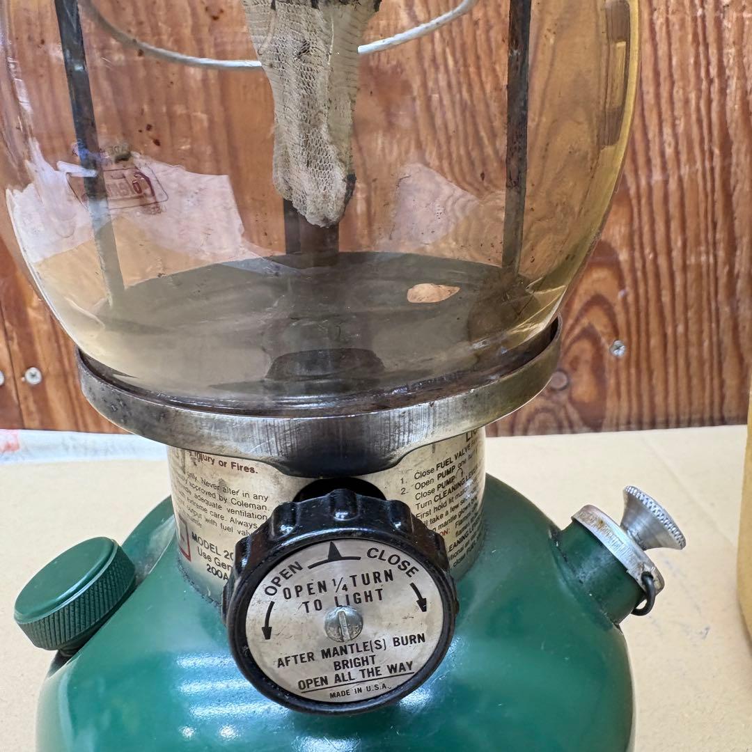 コールマン ランタン グリーン 200A700 ヴィンテージ 1983年2月