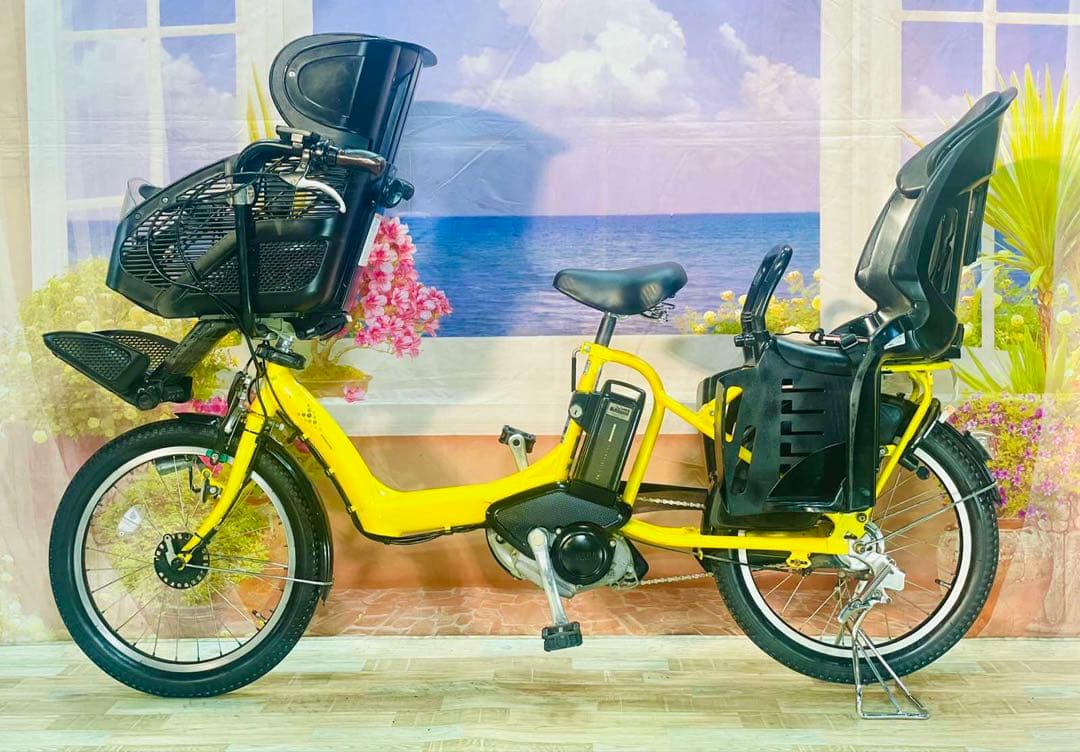 超特価！アンジェリーノ⭐️ブリヂストン子供乗せ電動アシスト自転車Y3193