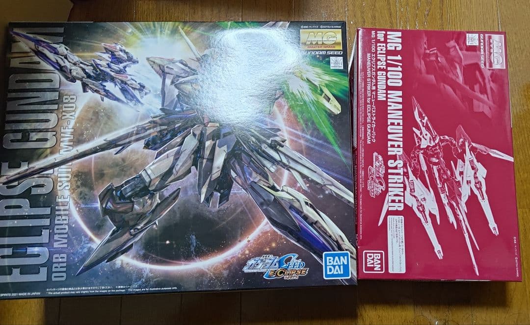 MG 1/100 エクリプスガンダム　2点セット