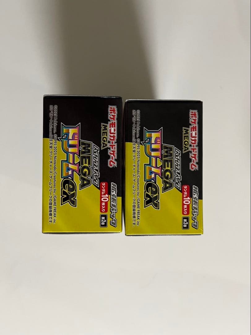 ポケモンカードゲーム　メガドリームex シュリンク無し　ぺりぺりあり