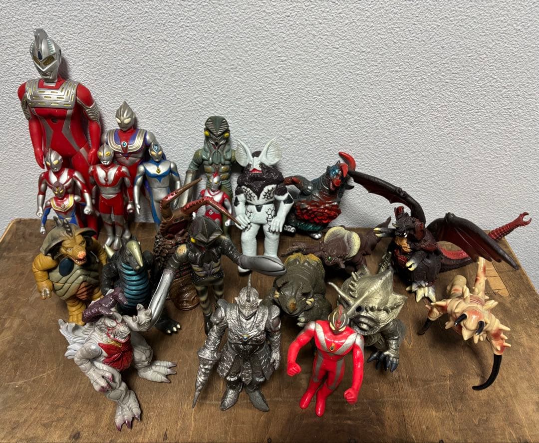 当時物 ウルトラマン 怪獣 ソフビ 22体 昭和/平成初期 フィギュア
