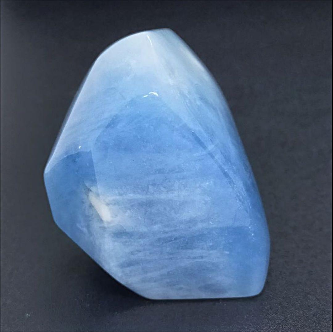 【モザンビーク産】夏空アクアマリンのタンブル②