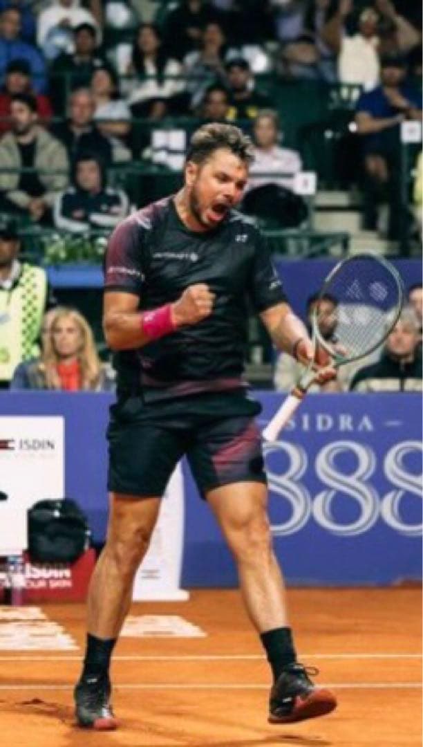 ワウリンカ　限定　ウェア　セットアップ　黒×ピンク　Mサイズ　ヨネックス　テニス