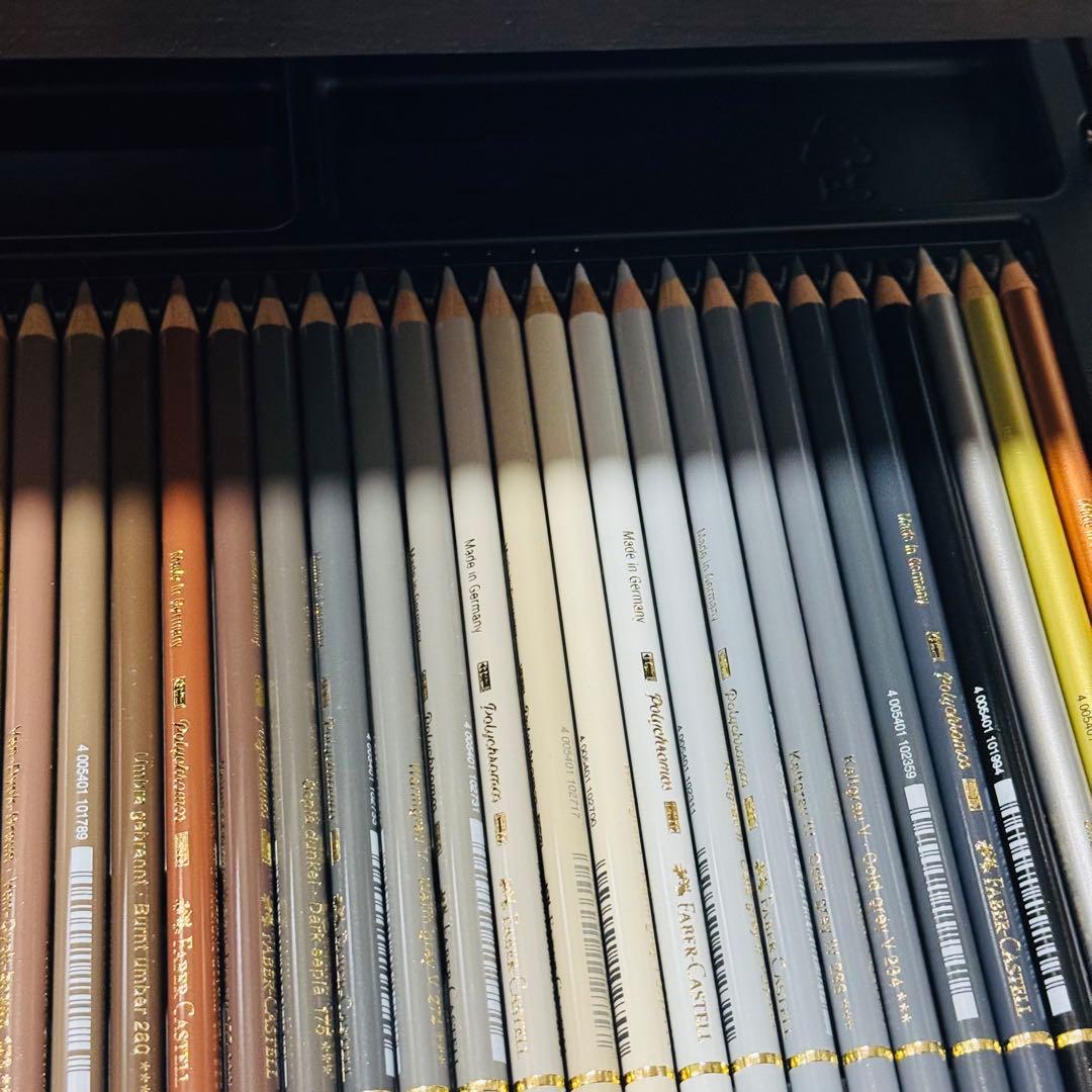 未使用 FABERCASTELL ファーバーカステル 油性色鉛筆120色 木箱