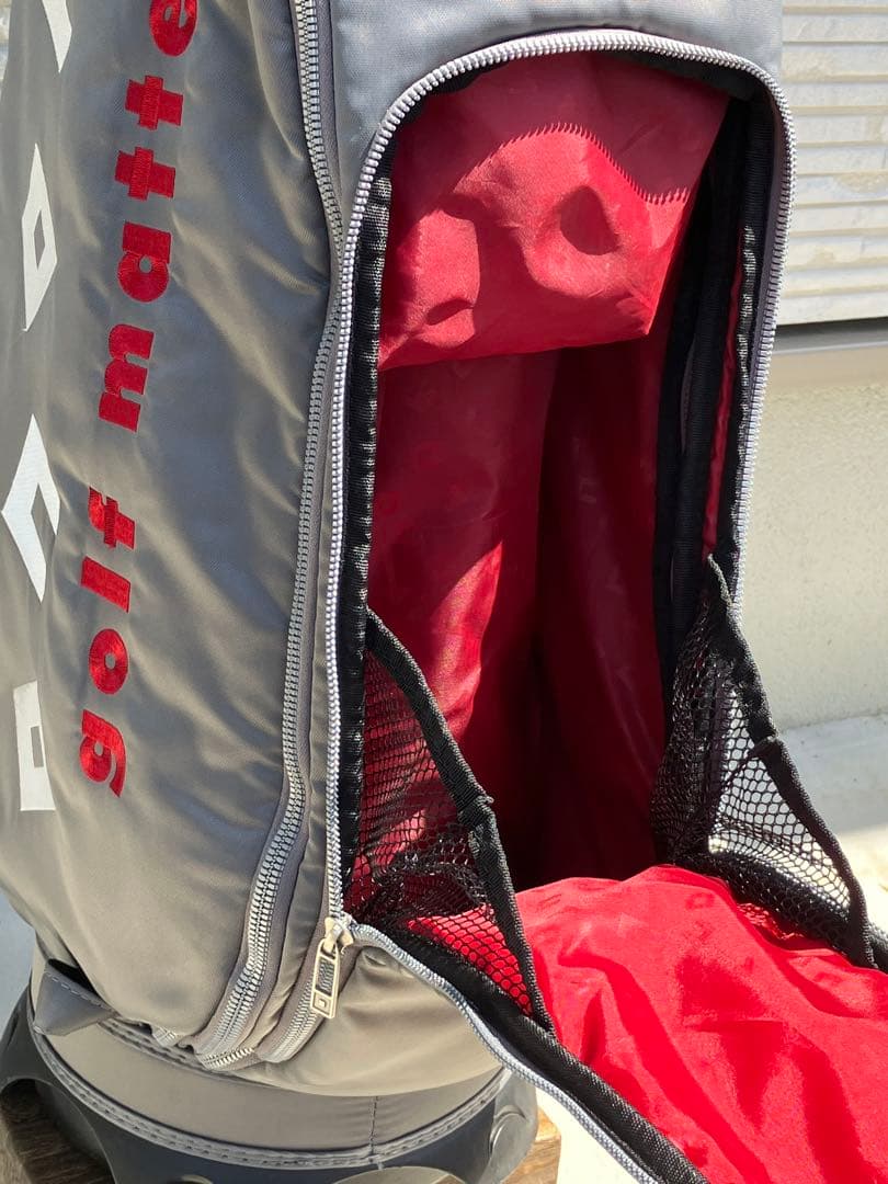martin⭐︎オノフONOFFグレー キャディバッグ 収納ポケット付き